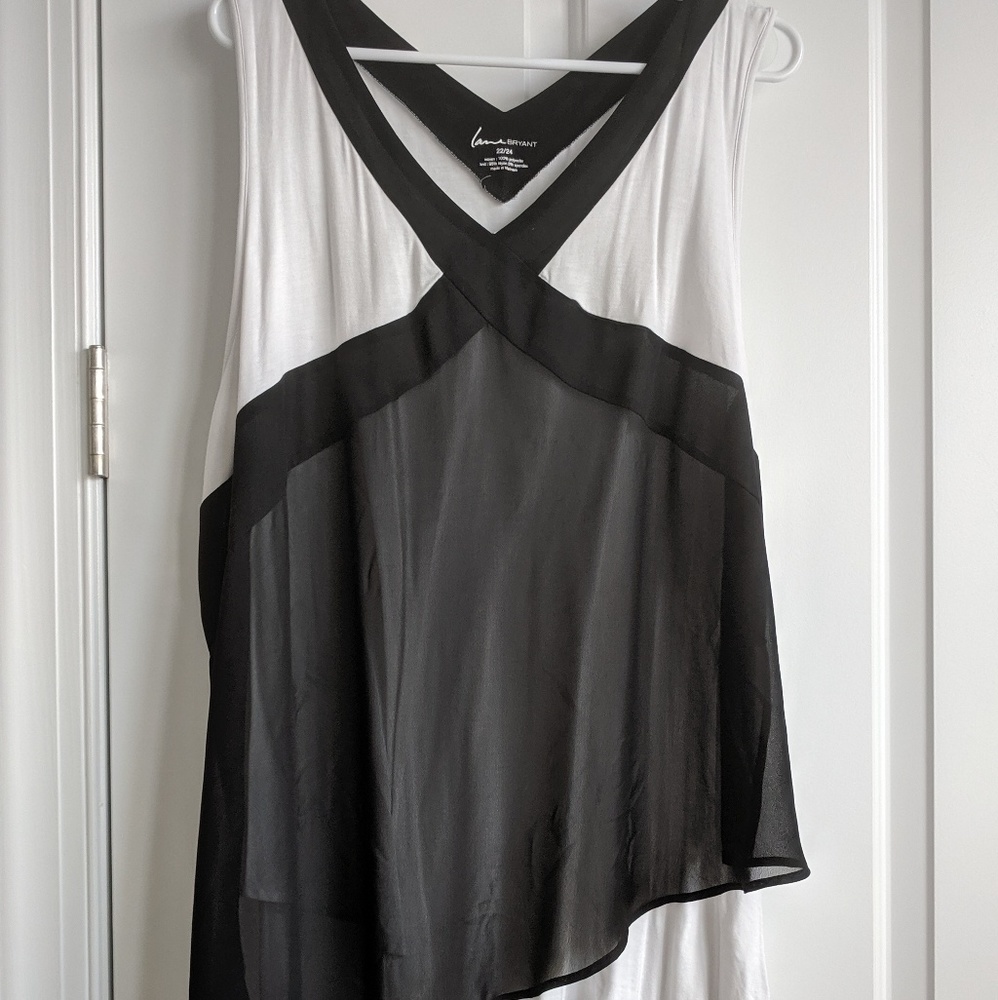 Lane Bryant tank blouse